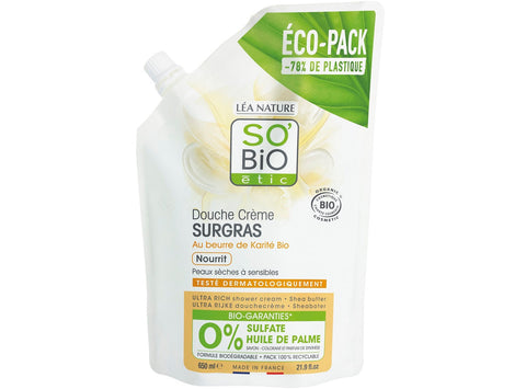 ORGANIC SHEA BUTTER SHOWER CREAM ECO 650ML (#126106)