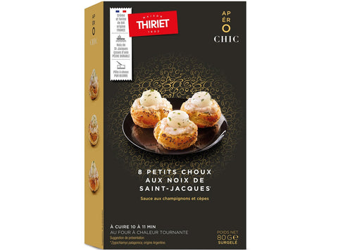PUFF PASTRY STARTERS WITH SCALLOPS ECO FISHING 80G (#126573)