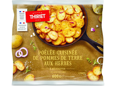PAN FRIED POTATOES WITH AROMATIC HERBS 600G (#126623)