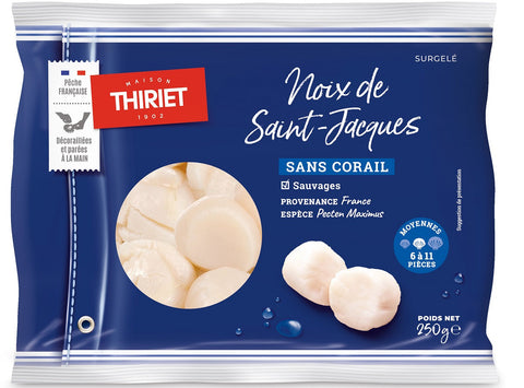 SCALLOPS WITHOUT CORAL 250G (#126589)