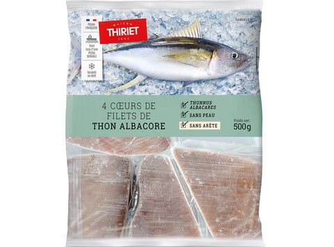 YELLOWFIN TUNA HEART FILLETS ECO FISHING 500G (#126626)