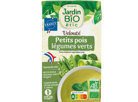 ORGANIC PEAS GREEN VEGETABLES SOUP 1L (#123554)