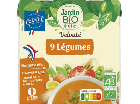 ORGANIC 9 VEGETABLES SOUP 33CL (#123566)