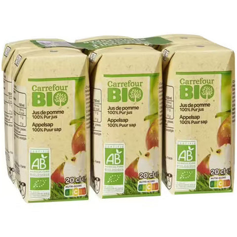 ORGANIC APPLE JUICE 20CL (#118442)