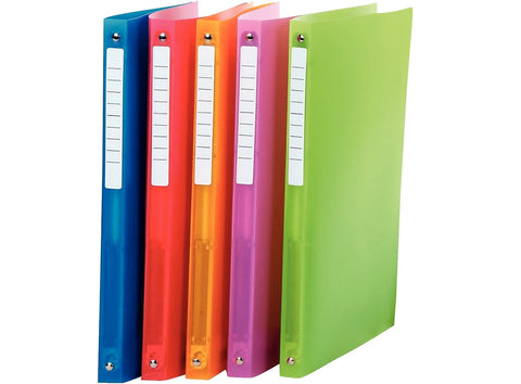 4 RING BINDER RED A4 (#126197)
