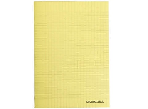 STAPLED NOTEBOOK YELLOW A4 96 PAGES (#126229)