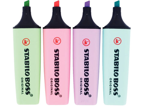 4 PASTEL HIGHLIGHTERS (#126257)