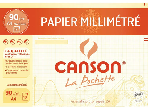 12 MILLIMETER SHEETS 90G A4 (#126405)