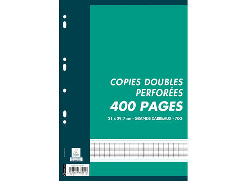 100 PERFORATED DOUBLE COPIES A4 (#126254)