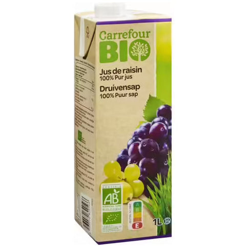 ORGANIC GRAPE JUICE 1L (#118451)