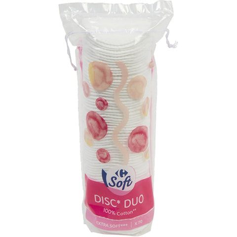 ROUND DUO COTTON PADS 70PC (#119220)