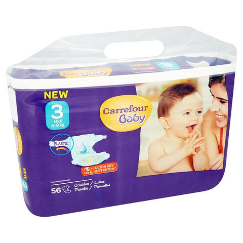DIAPERS MIDI 4-9KG 56PC (#118380)