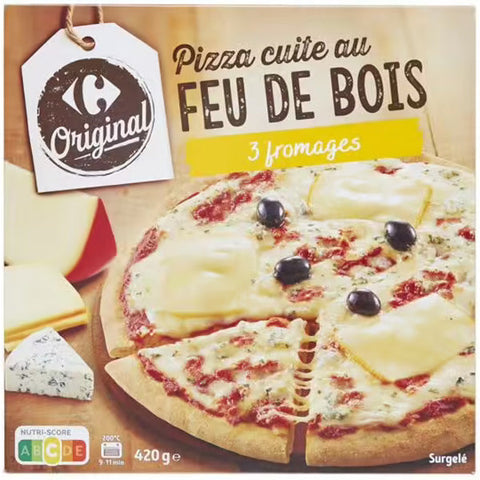 THREE CHEESE PIZZA 420G (#120241)
