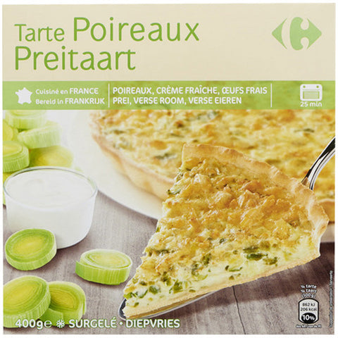 LEEK TART THIN CRUST 400G (#120118)