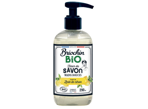 ORGANIC LEMON LIQUID HAND SOAP 290ML (#122014)