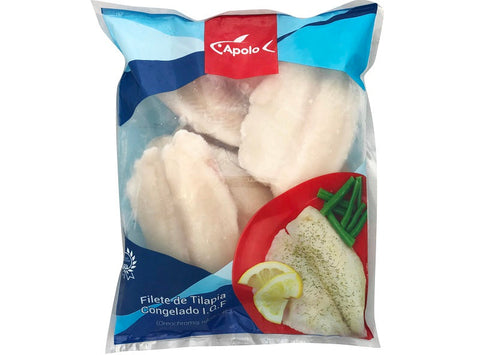 TILAPIA FILET WITHOUT SKIN 1KG (#124383)