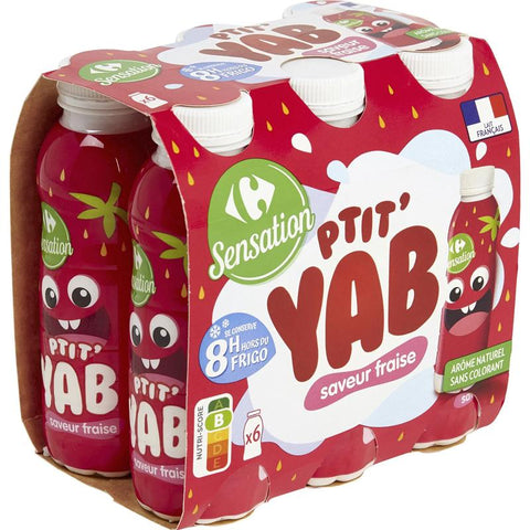 STRAWBERRY DRINK YOGURT 180G (#114566)