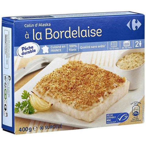 BORDELAISE POLLOCK FILLET 400G (#120220)