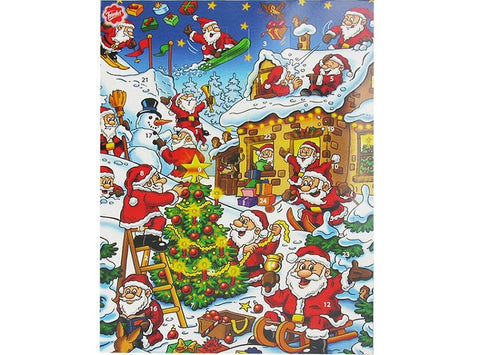 SANTA CLAUS ADVENT CALENDAR 65G (#122353)