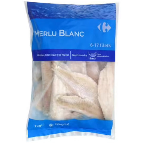 WHITE HAKE FILLETS 1KG (#120202)