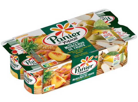 PANIER YELLOW FRUITS YOGURT 125G (#114620)