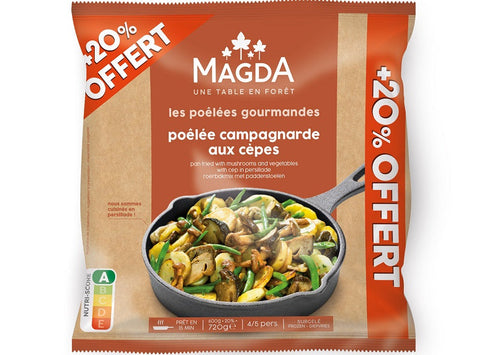 COUNTRY-STYLE PAN-FRIED PORCINI MUSHROOMS 720G (#120576)