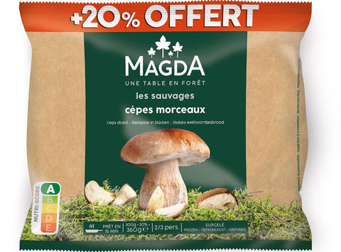 PORCINI MUSHROOMS IN PIECES 360G (#120580)
