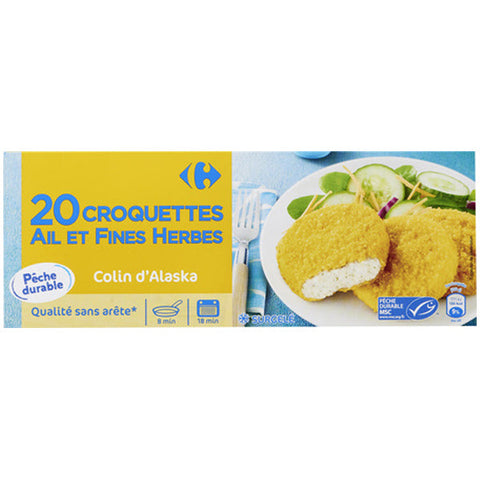 BREADED FISH GARLIC AND HERBS 50G (#120201)