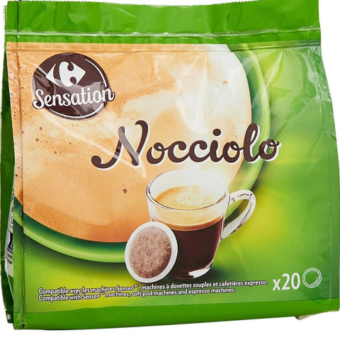 HAZELNUT FLAVOR COFFEE PODS 20PC (#118126)