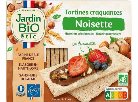 ORGANIC HAZELNUT TOAST SLICES 150G (#124102)