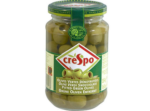 PITTED GREEN OLIVES 37CL (#120297)