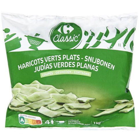 FLAT GREEN BEANS 1KG (#120145)