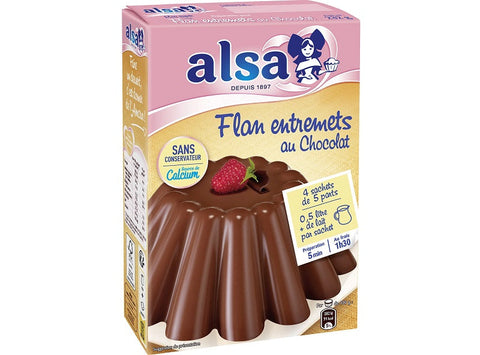 CHOCOLATE FLAN MIX BAKE 232G (#116380)