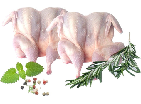 BUTTERFLIED BONELESS QUAIL 350G (#123245)