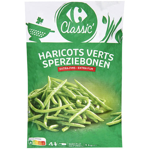 EXTRA FINE GREEN BEANS 1KG (#120172)
