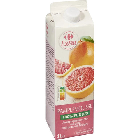 PINK GRAPEFRUIT JUICE WITH PULP 1L (#122069)
