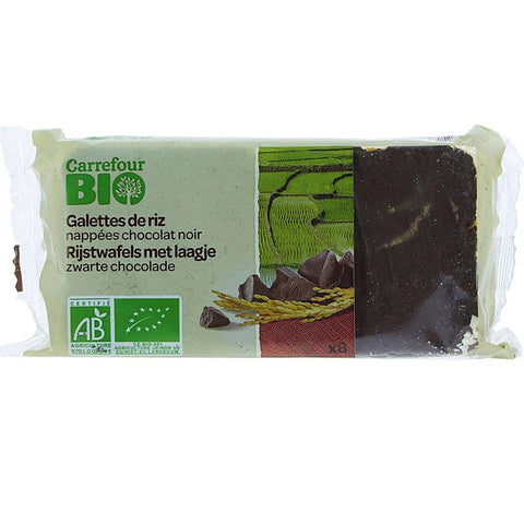 ORGANIC DARK CHOCOLATE RICE CAKES 100G (#118042)