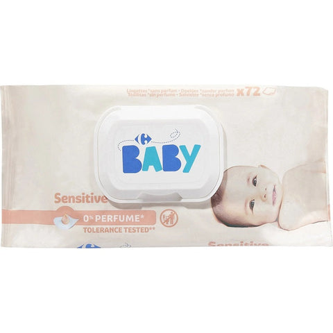 SENSITIVE BABY WIPES 70PC (#118373)