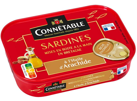 SARDINES IN PEANUT OIL 115G (#117075)