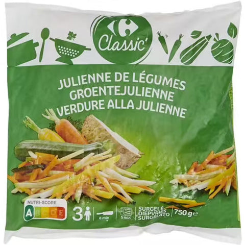 JULIENNE VEGETABLES 750G (#120055)