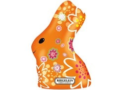 ORANGE MILK CHOCOLATE BUNNY 140G (#126745)