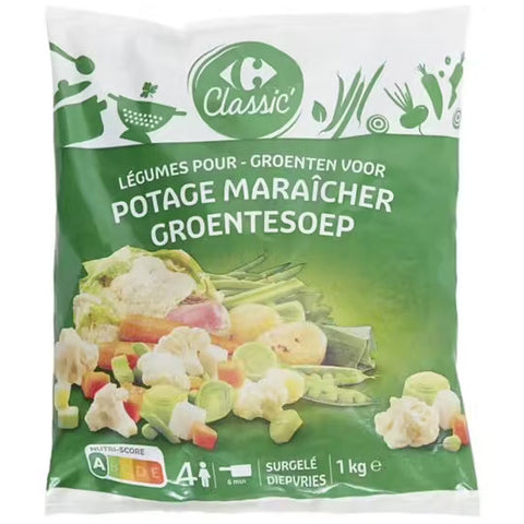 MIXED VEGGIES FOR SOUP 1KG (#120144)