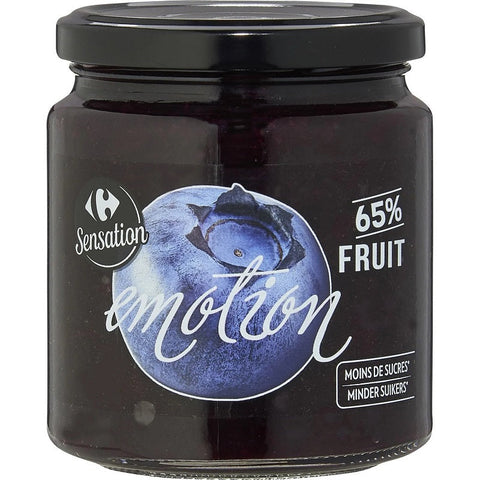LOW SUGAR BLUEBERRY JAM 330G (#120424)