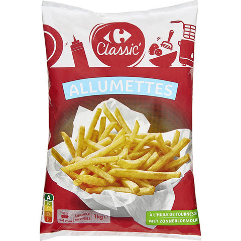 FRENCH FRIES THIN-CUT 1KG (#120151)