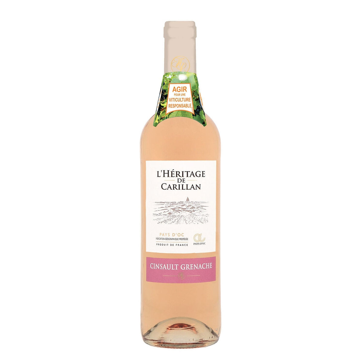ROSE IGP OC CINSAULT GREN 75CL LHERITAG (