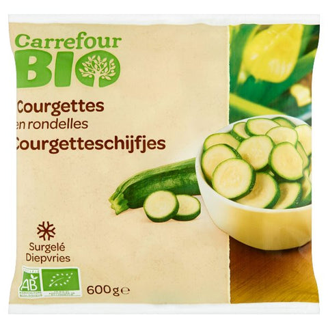 ORG SLICED ZUCCHINI 600G (#120164)