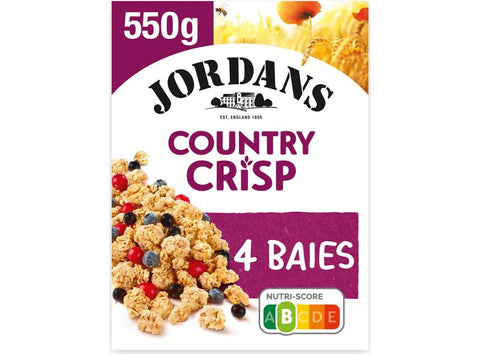COUNTRY CRISP 3 BERRY CEREAL 550G (#118297)