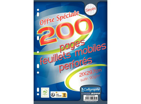 100 PUNCHED SHEETS A4 90G (#126207)