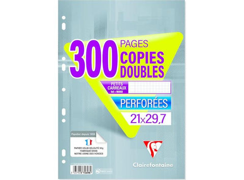 75 DOUBLE SHEETS PUNCHED A4 (#126275)