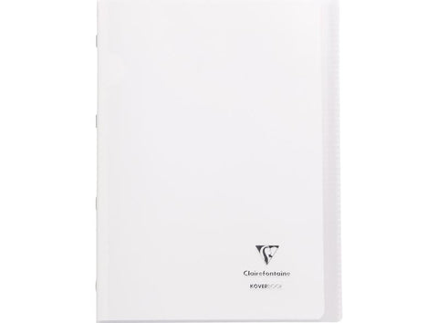 NOTEBOOK CLEAR COVER WHITE A4 (#126147)